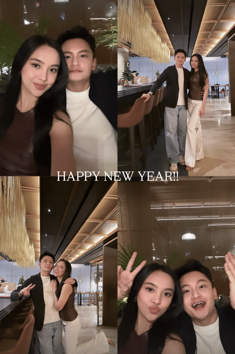 momen artis tahun baru bareng pacar