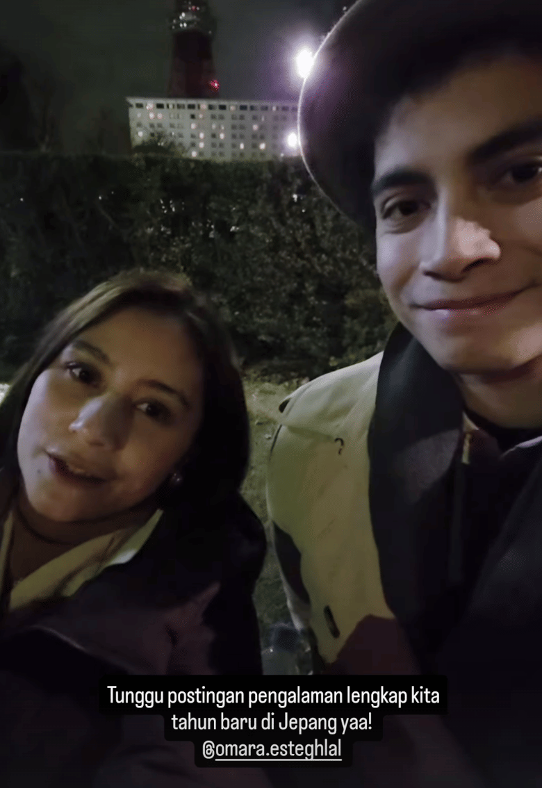 momen artis tahun baru di luar negeri