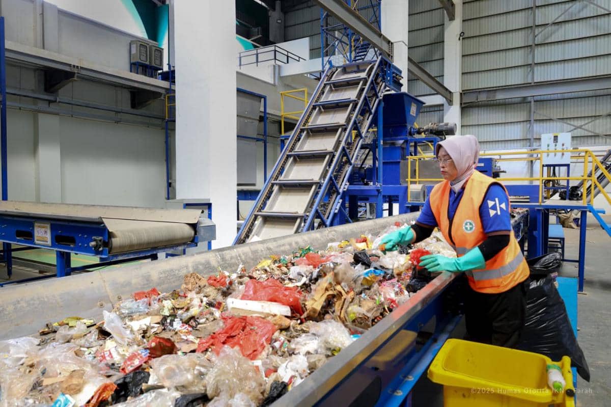 TPST berkapasitas hingga 74 ton limbah rumah di IKN. Foto Humas OIKN 