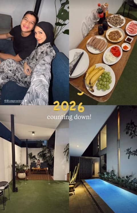 Artis Rayakan Tahun Baru 2026 (instagram.com/melodyprima)