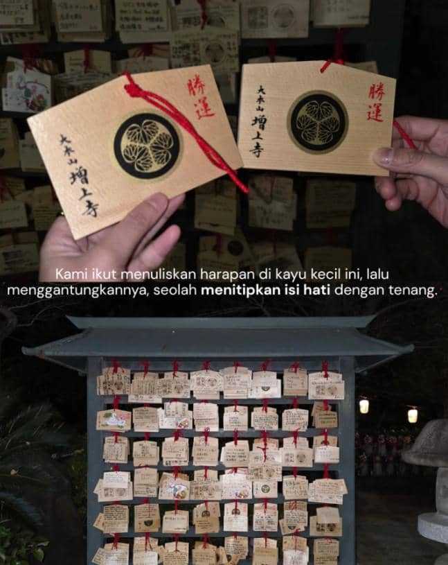 Prilly Latuconsina Tahun Baru 2026 di Kuil Zojoji Tokyo (instagram.com/prillylatuconsina96)