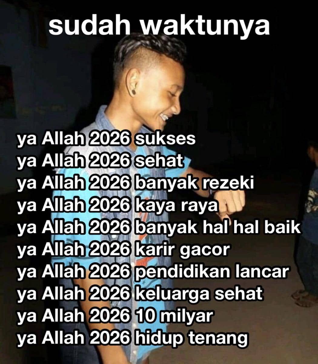 meme resolusi tahun 2026