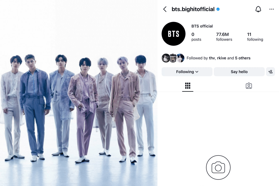 tangkapan layar Instagram BTS (instagram.com/bts.bighitofficial)