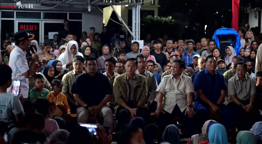 Prabowo di Tapanuli Selatan