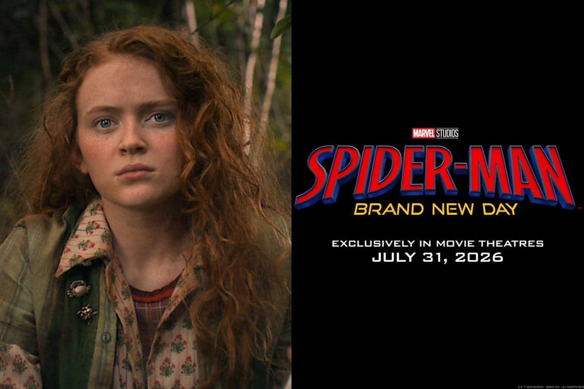 Sadie Sink dalam serial Stranger Things dan teaser poster Spider-Man: Brand New Day