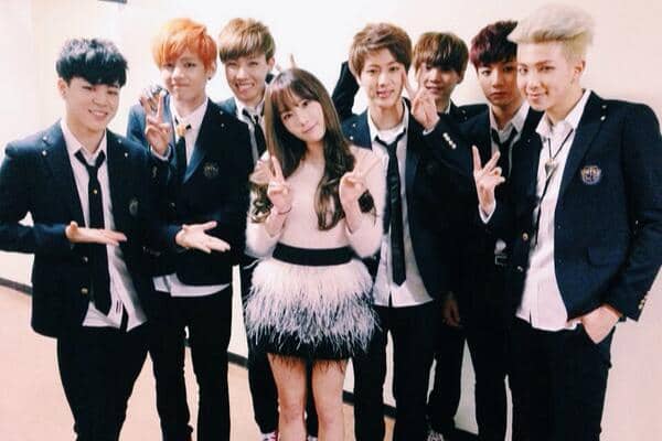 BTS bersama Taeyeon