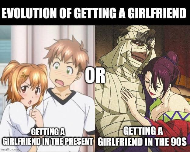 meme anime tentang pilih salah satu