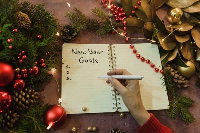 ilustrasi resolusi tahun baru