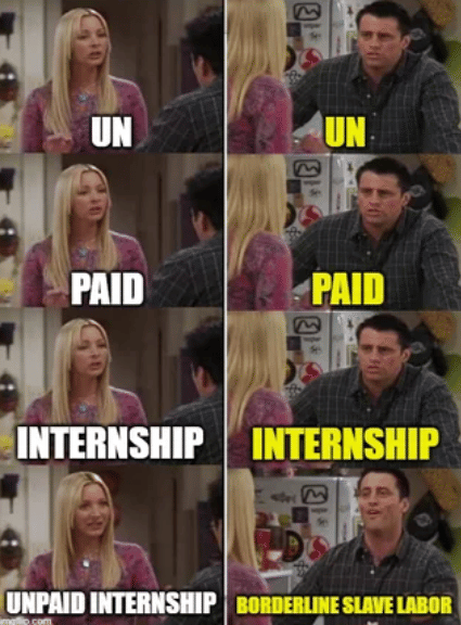 meme magang gak dibayar