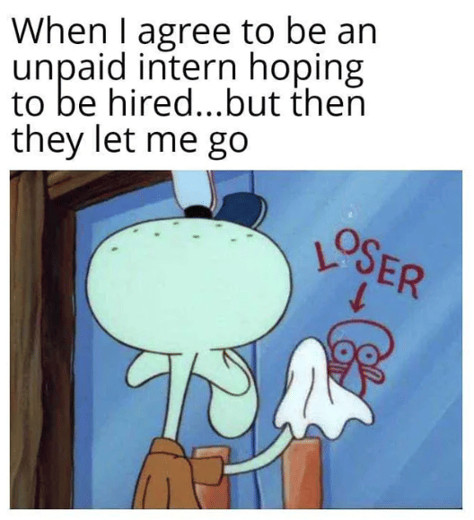 meme magang gak dibayar