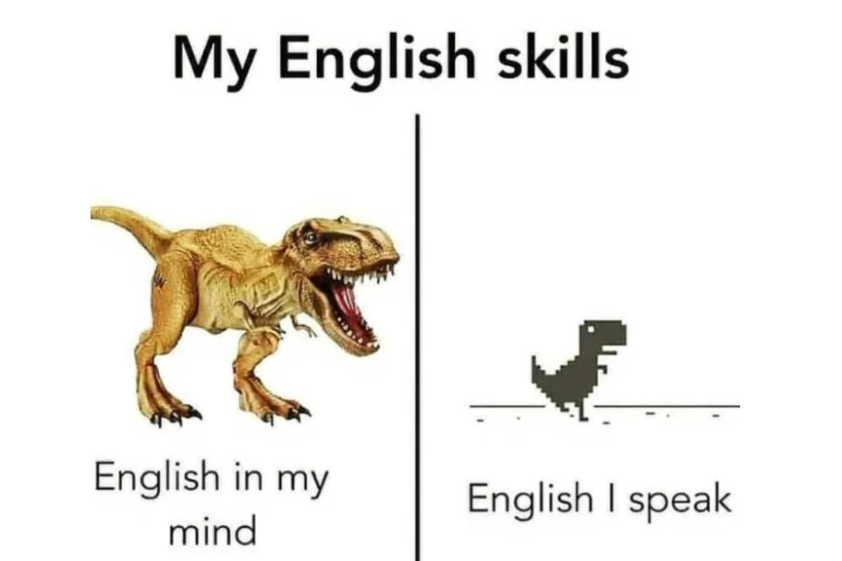 meme kemampuan bicara bahasa Inggris