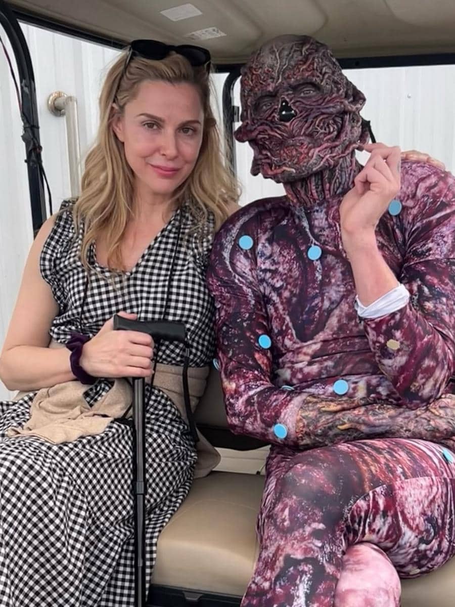 potret behind the scenes Stranger Things