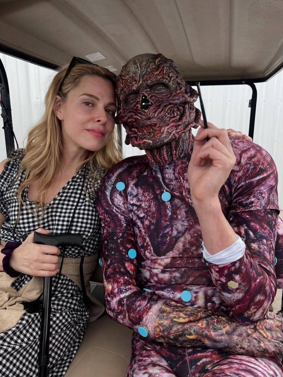 potret behind the scenes Stranger Things