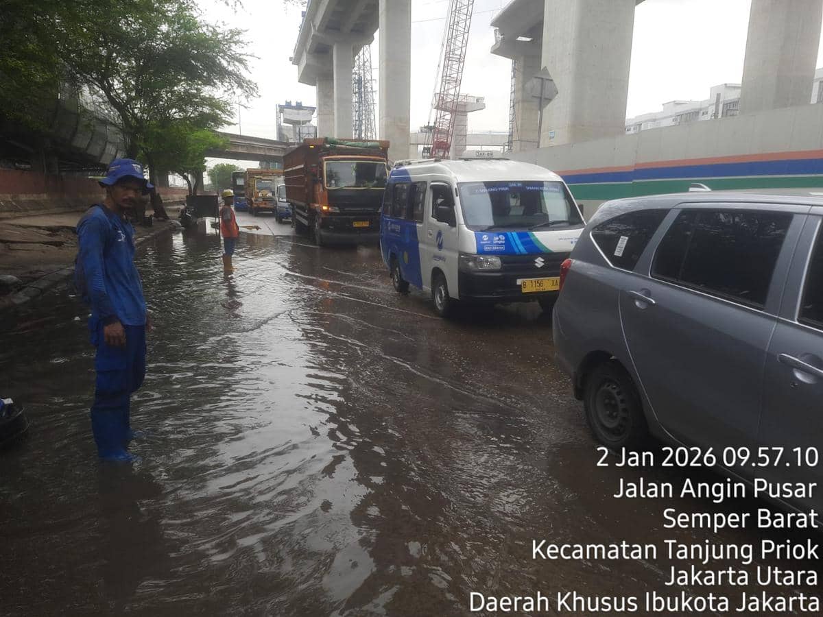 Banjir rob, Jalan RE Martadinata