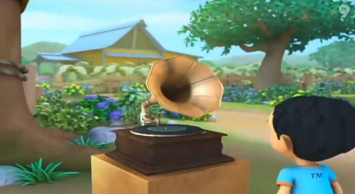 barang antik di serial Upin & Ipin