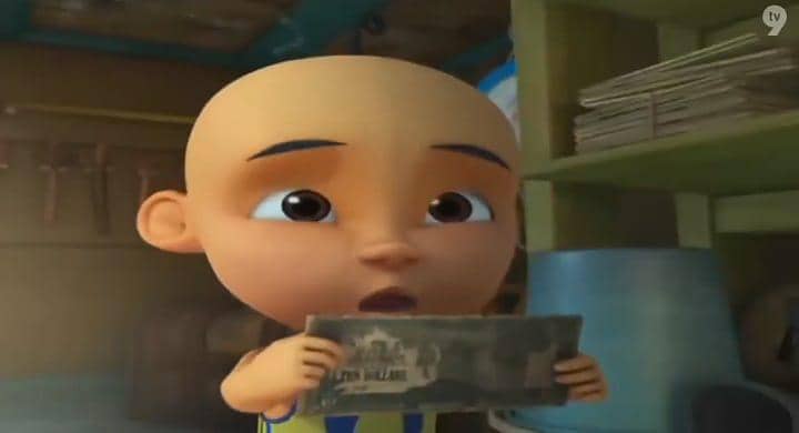 barang antik di serial Upin & Ipin