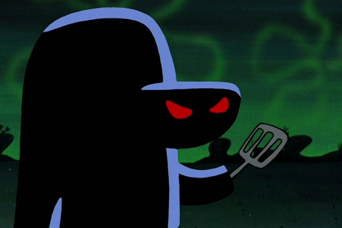 potret sosok yang memiliki ciri-ciri persis seperti The Hash-Slinging Slasher