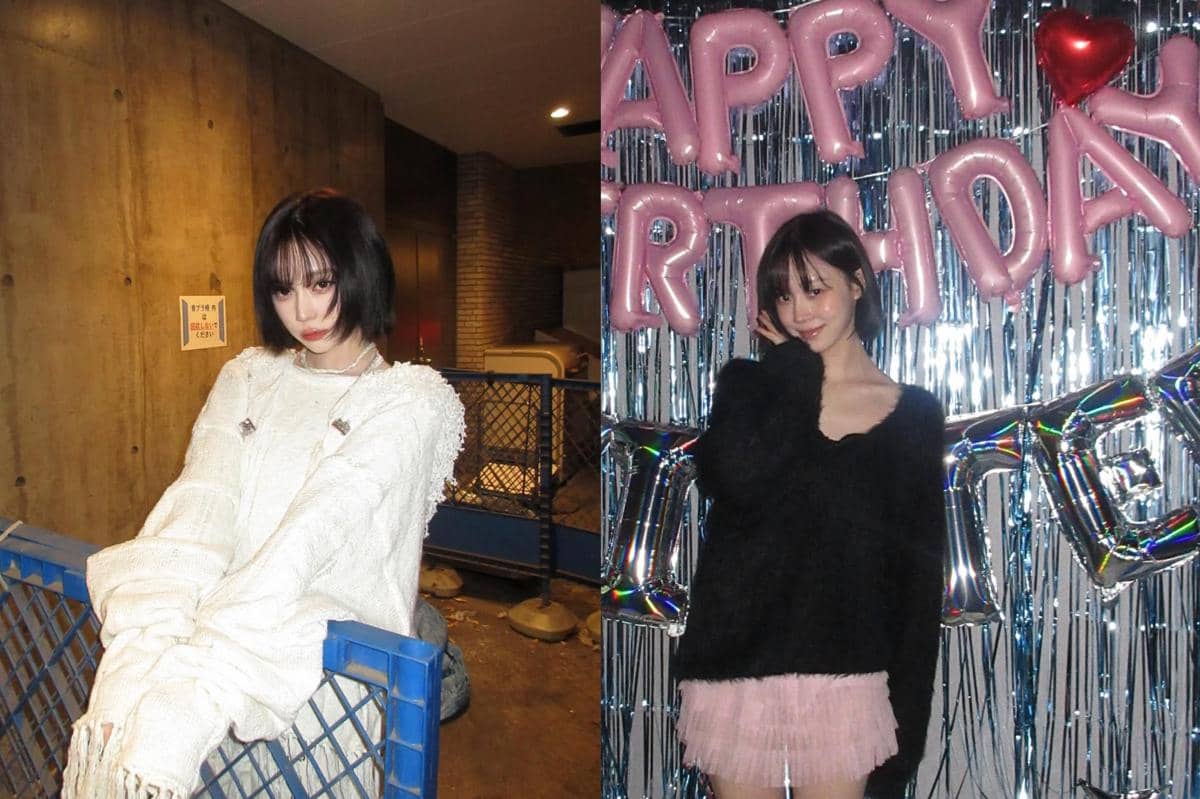 potret Winter aespa dengan rambut pendek