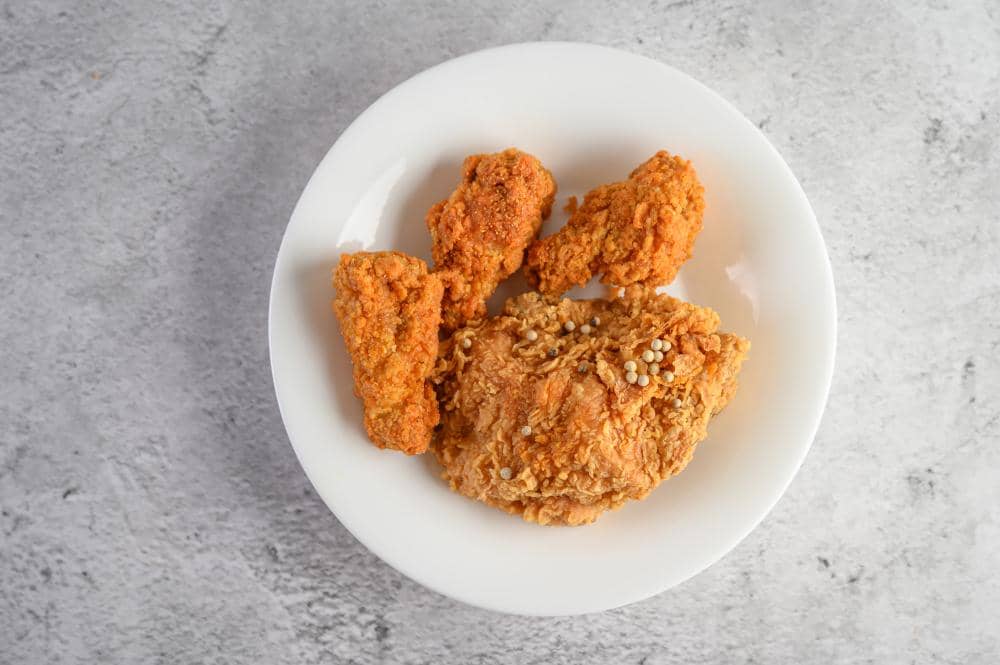 ilustrasi ayam krispi