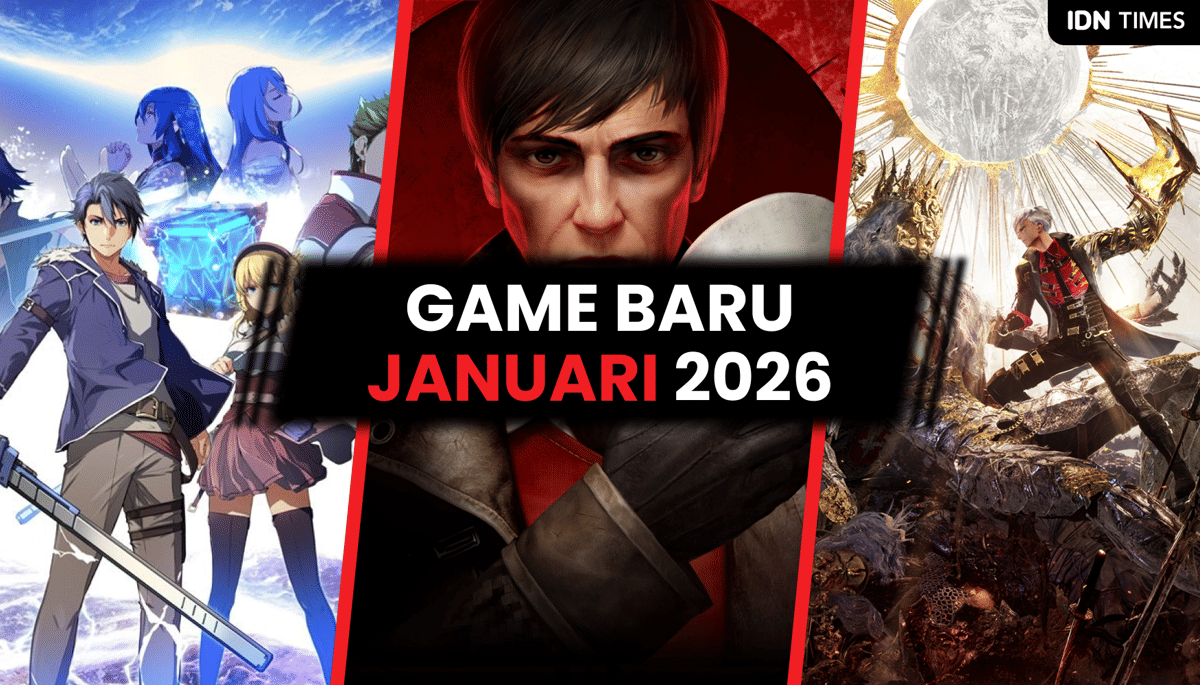 The Legend of Heroes: Trails Beyond the Horizon (kiri), Pathologic 3 (tengah), dan Code Vein 2 (kanan).