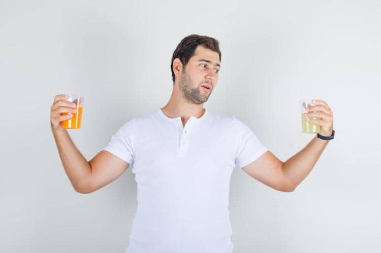 ilustrasi pria mengurangi konsumsi gula