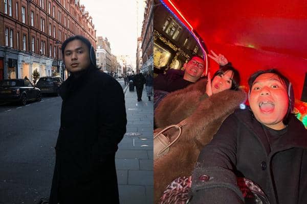 Keanu Agl Liburan di London, Naik Becak Rp7 Juta (instagram.com/keanuagl)