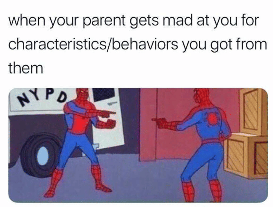 meme berdebat dengan orangtua