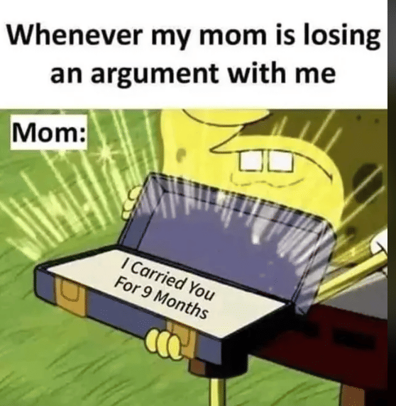 meme debat dengan orangtua