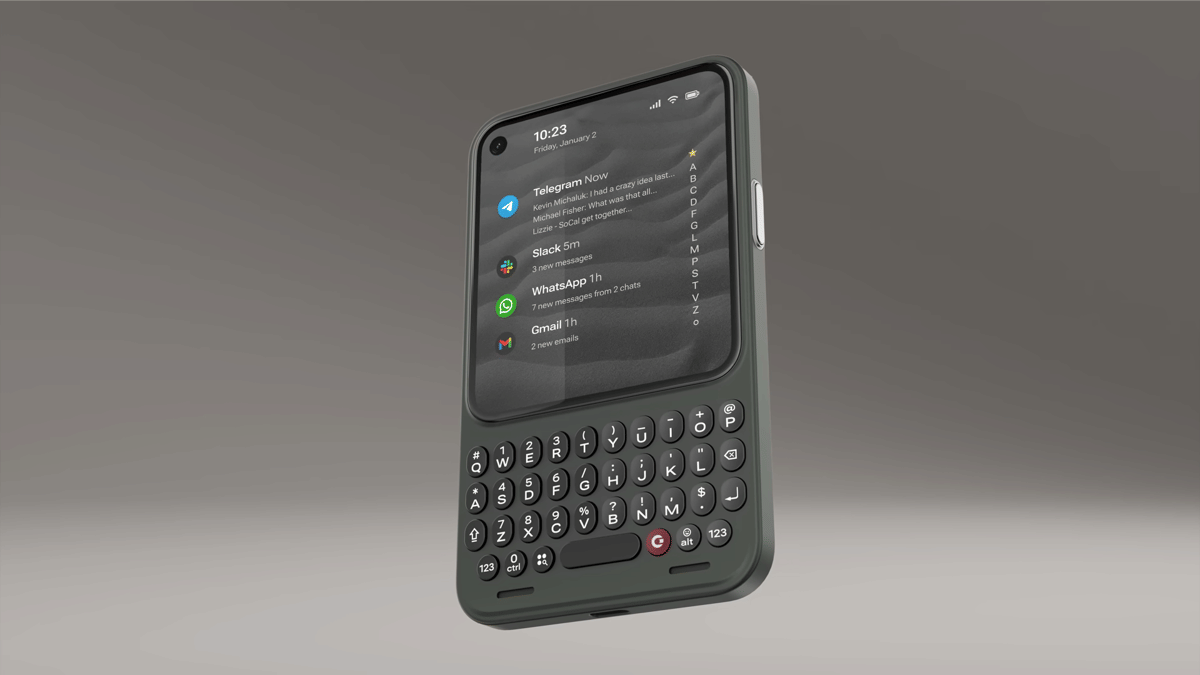 ilustrasi desain Clicks Communicator