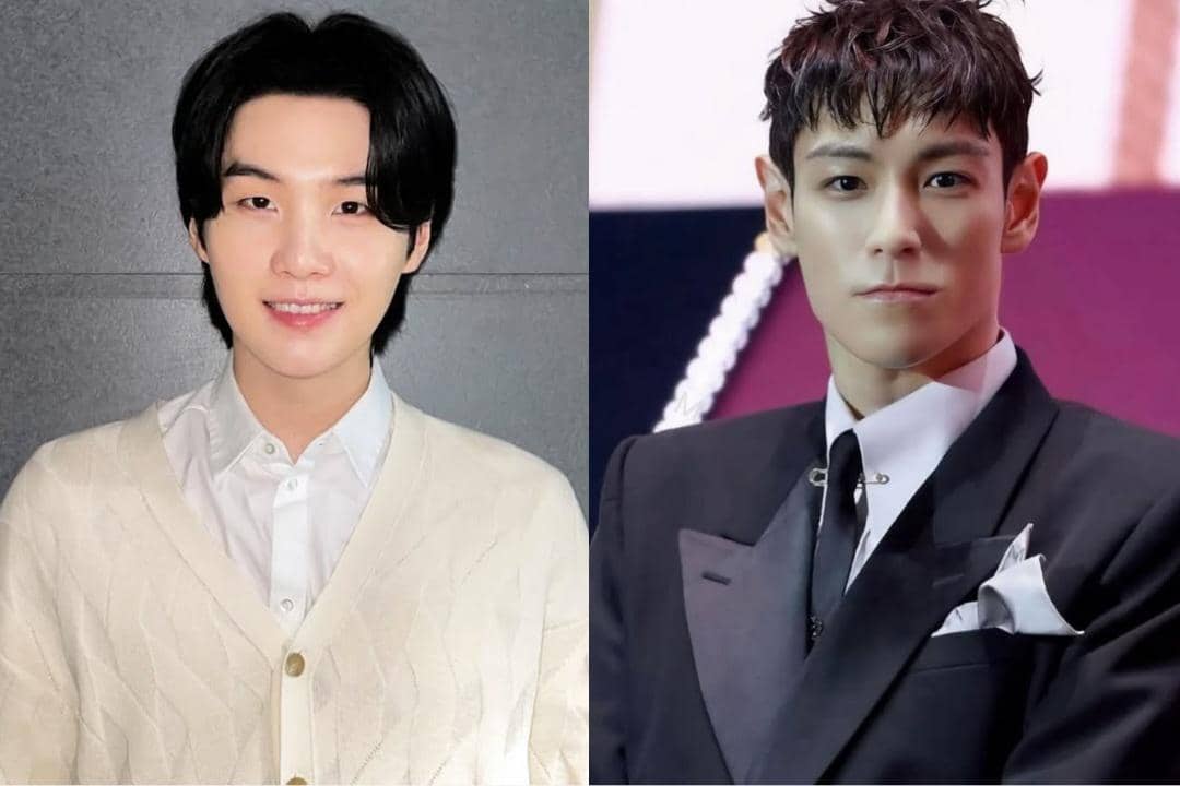 SUGA BTS dan T.O.P eks BIGBANG