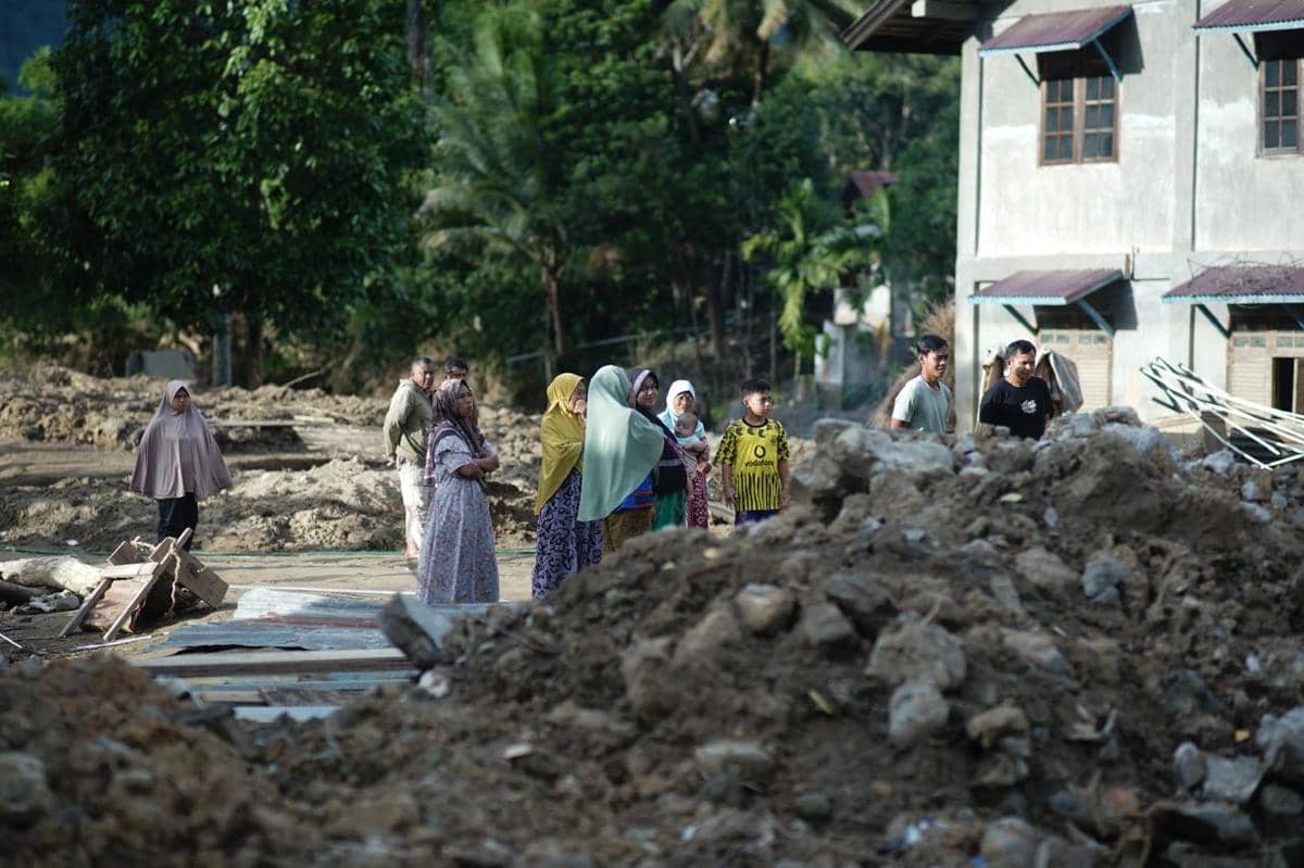 Banjir bandang menghantam sekolah di Kampung Panton Nangka (dok.Humas Aceh Tengah)
