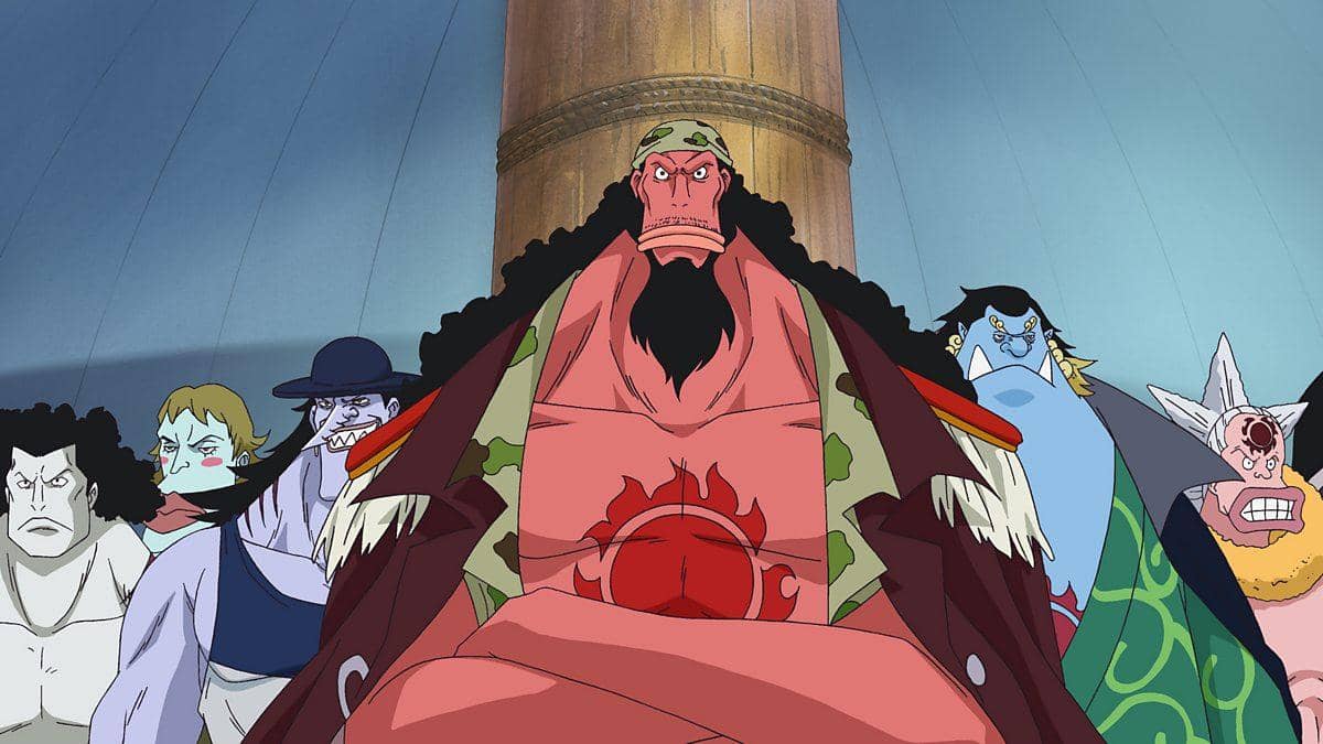 Fisher Tiger, Arlong, dan Jinbe.jpg