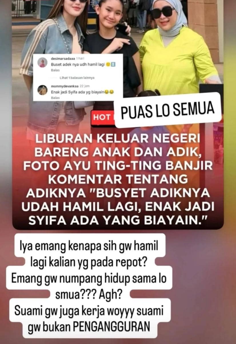 Syifa adik Ayu Ting Ting