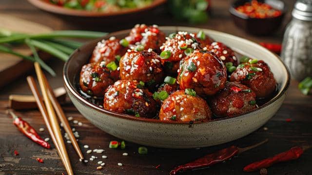 ilustrasi Japanese meatball