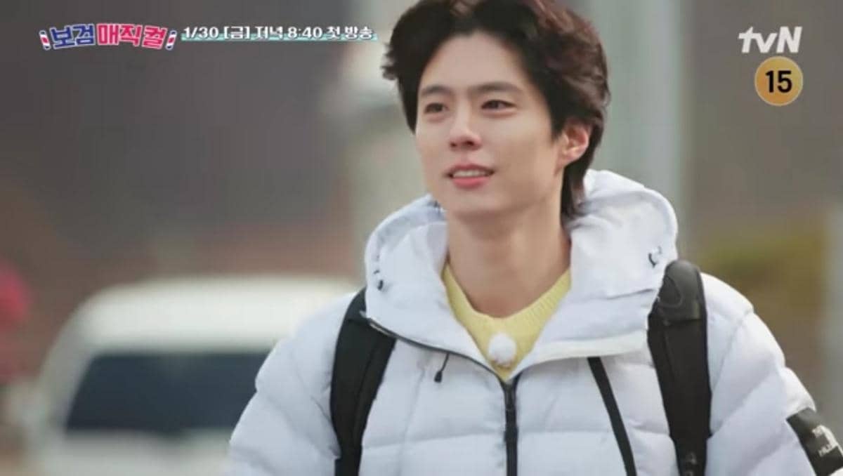 Park Bo Gum di variety show Bogum Magic Curl