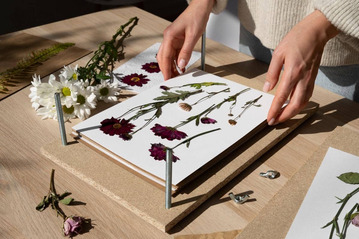 ilustrasi preserving flowers