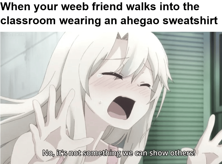 meme anime tentang teman wibu