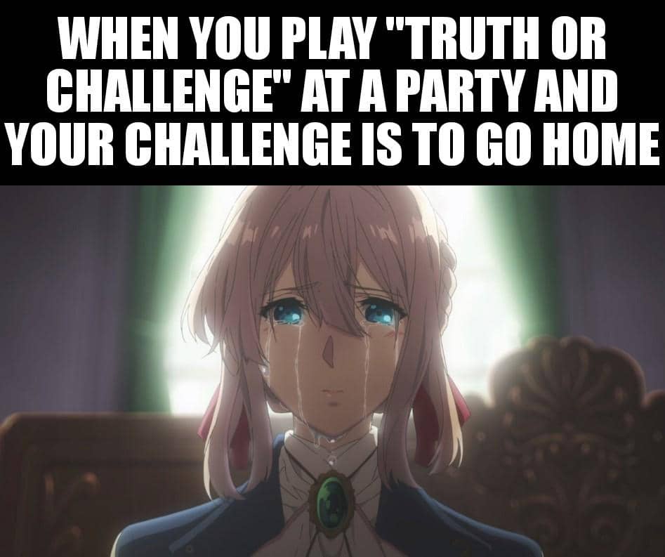 meme anime tentang pesta