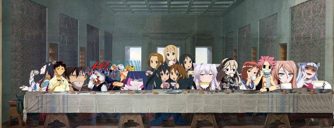 meme anime tentang pesta