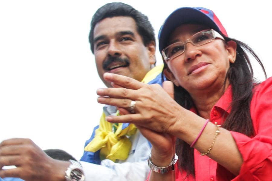Presiden Venezuela, Nicolás Maduro dan istrinya Cilia Flores