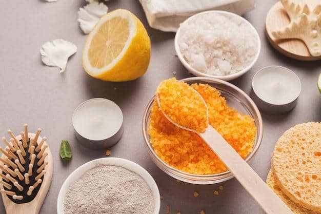 ilustrasi bath salt citrus