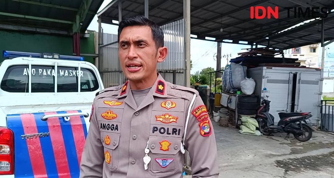 Kasat Lantas Polresta Bandar Lampung, Kompol GM Angga Satrya Wibawa.