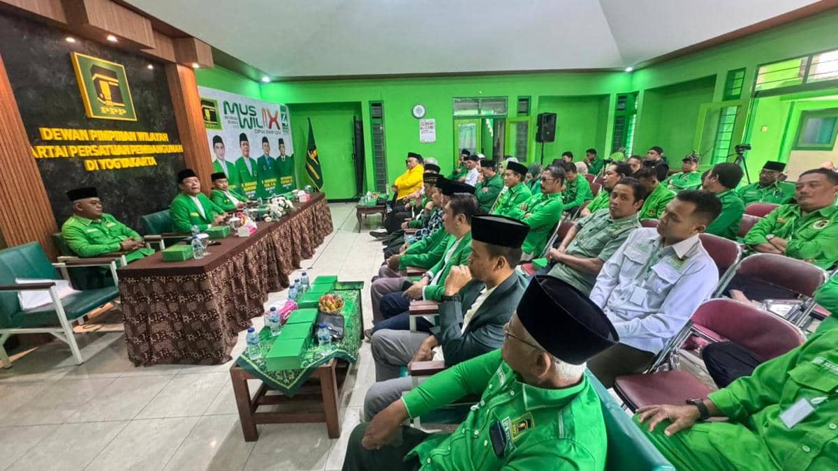 Ketua Umum Partai Persatuan Pembangunan (PPP), Muhamad Mardiono, menghadiri Musyawarah Wilayah (Muswil) DPW PPP Daerah Istimewa Yogyakarta (DIY) (dok. PPP)