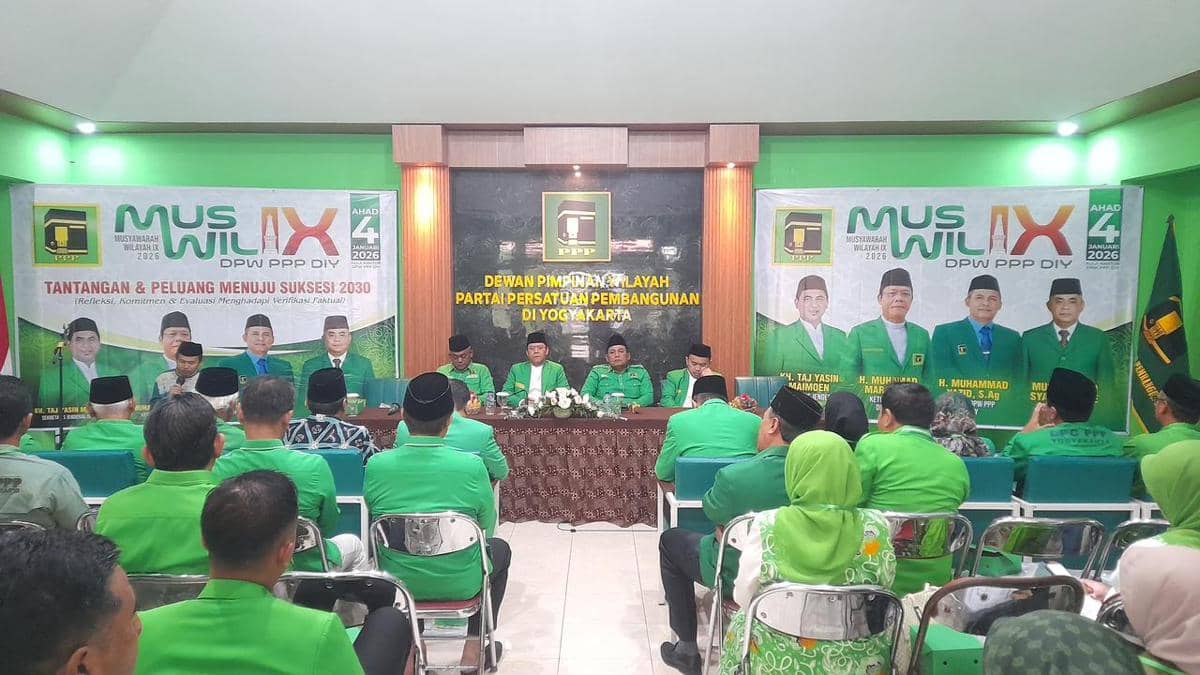 Ketua Umum Partai Persatuan Pembangunan (PPP), Muhamad Mardiono, menghadiri Musyawarah Wilayah (Muswil) DPW PPP Daerah Istimewa Yogyakarta (DIY) (dok. PPP)