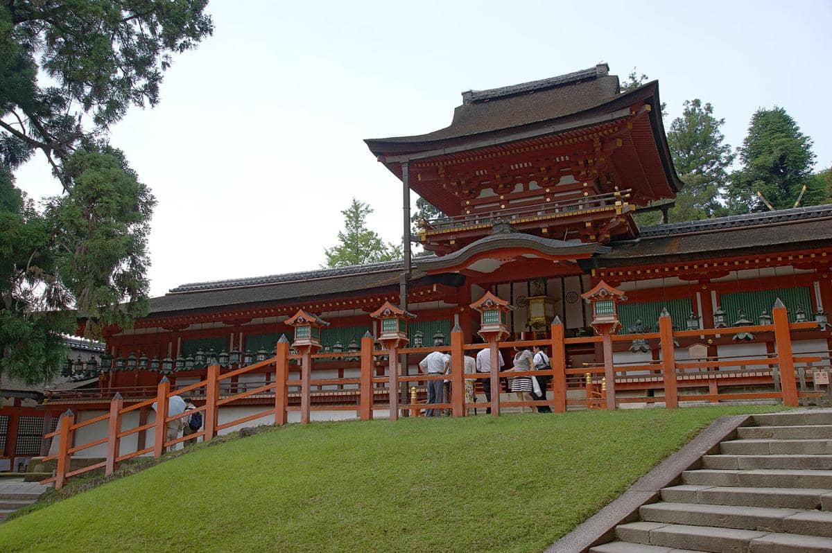 potret Kasuga Taisha di Nara Park