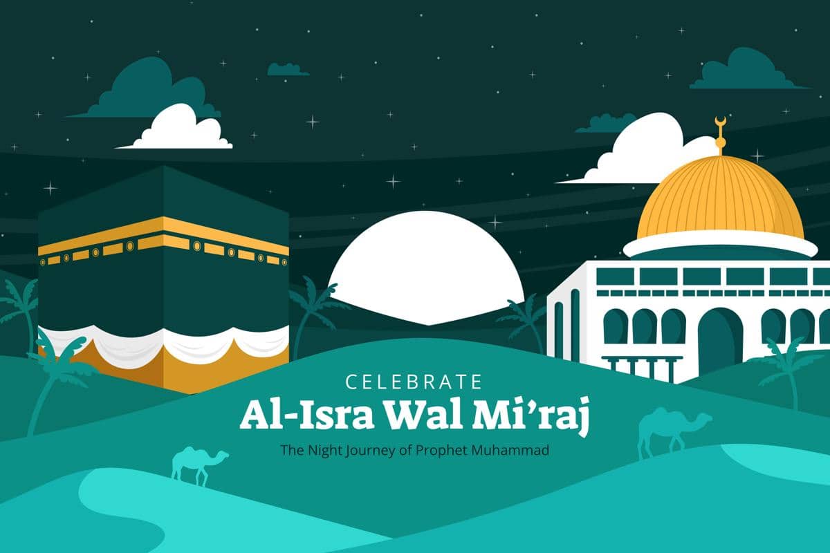 contoh spanduk Isra Mikraj 2026