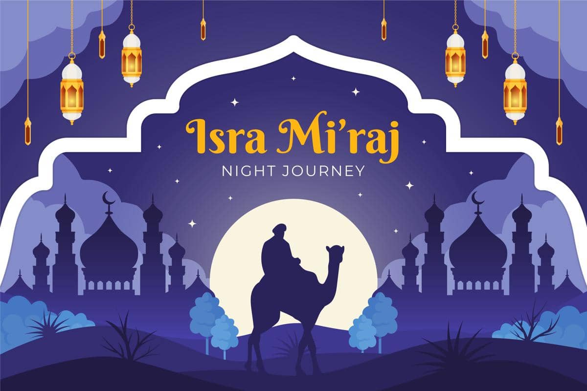 contoh spanduk Isra Mikraj 2026