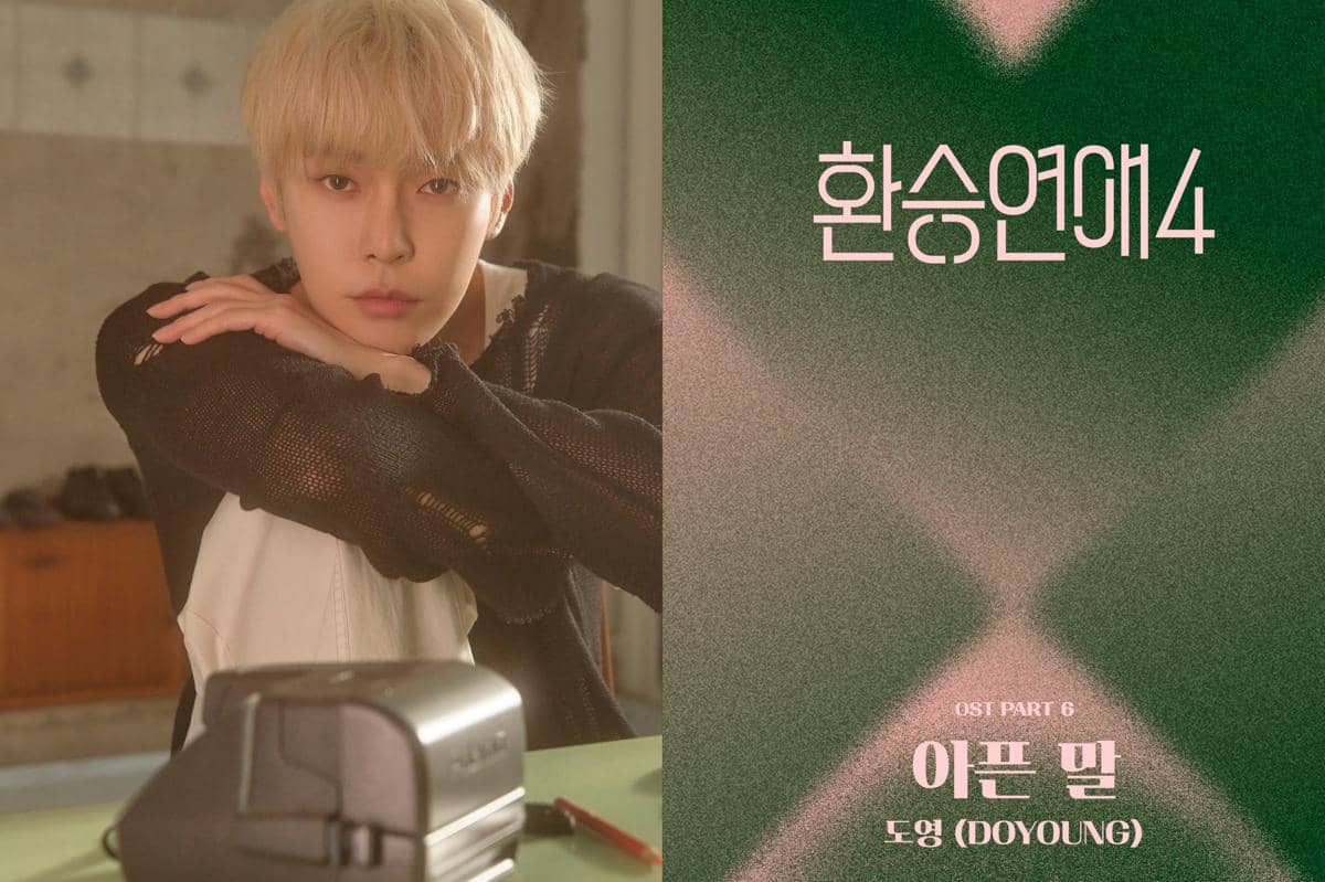 kolase foto Doyoung NCT dan cover lagu Still Here