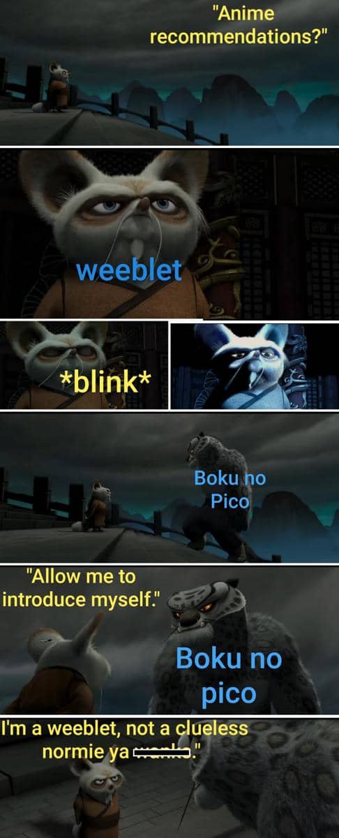 meme anime tentang wibu baru