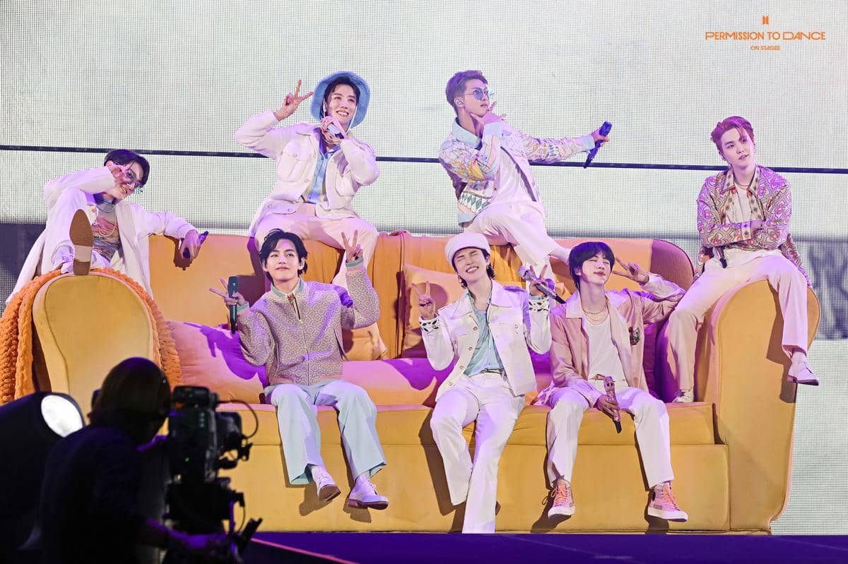 Potret konser Permision to Dance BTS